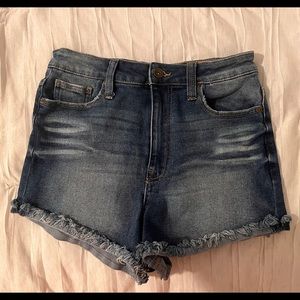 Kendall + Kylie The Drifter High Rise Denim Shorts 7/28